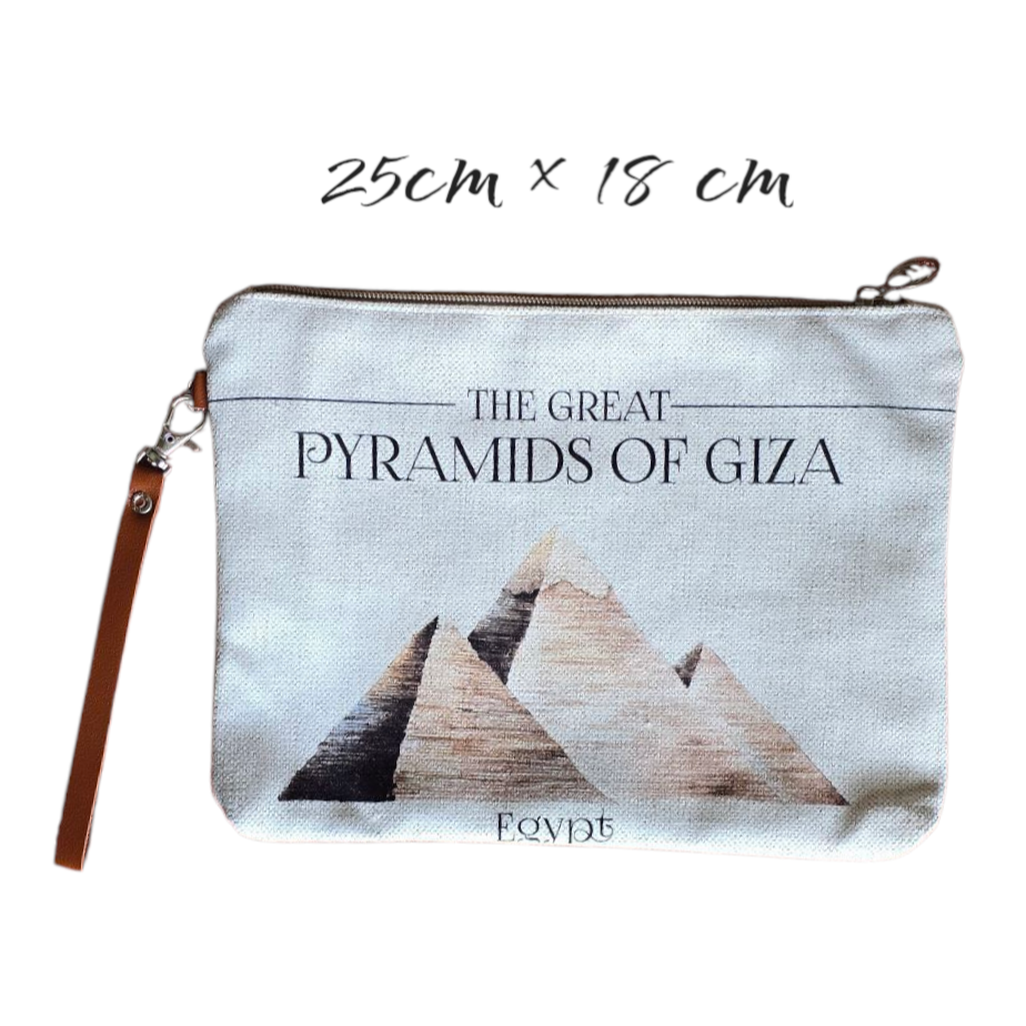 Pyramids makeup bags