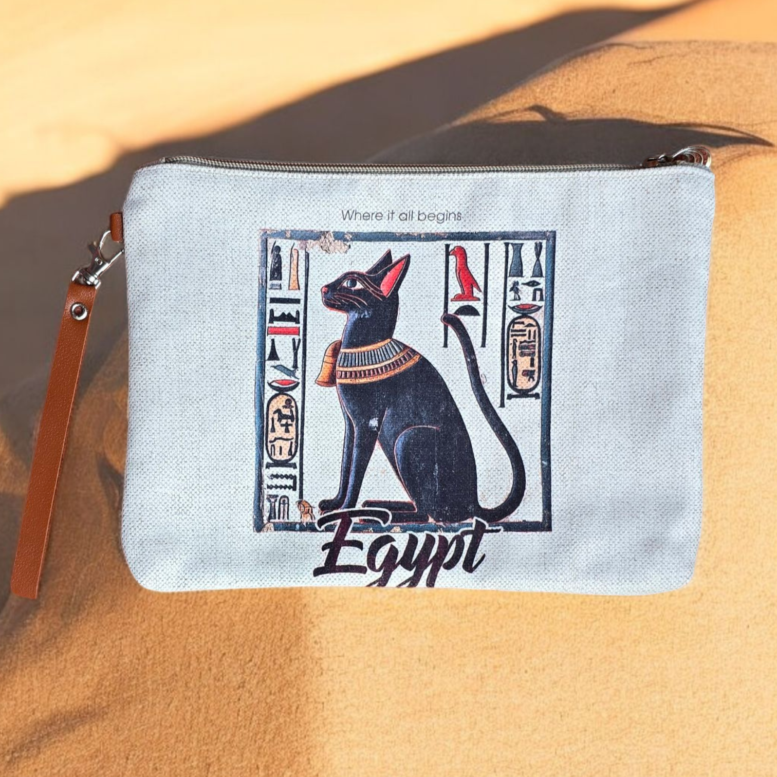 Black Cat makeup bag